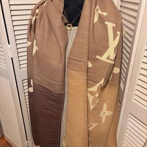 Brown and Tan inspired Scarf